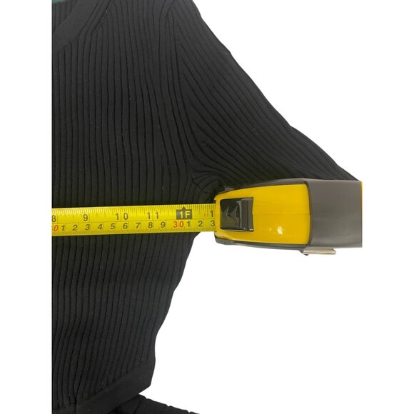 Boden Womens Midi Cut Out sweater Dress UK 10 US 6 Black Ribbed D0545 NWT - Picture 11 of 14